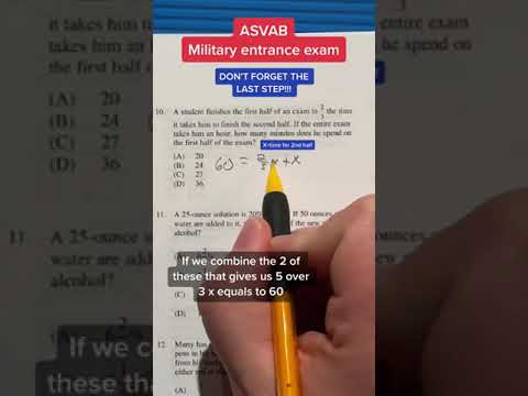 ASVAB AFQT Arithmetic Reasoning answer 10