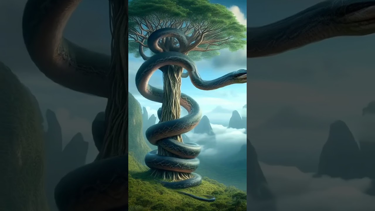 Discover the Mystical World of AI-Generated Snake Guardians on Skull Island 🐍