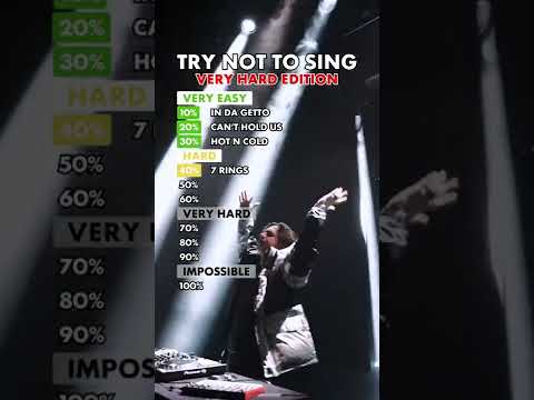 The last song is IMPOSSIBLE! Try NOT to sing challenge