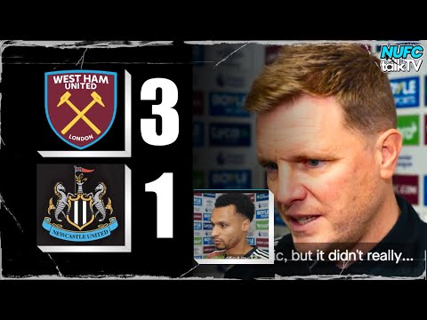 SHOCKING GAME! Eddie Howe & Jacob Murphy Post Match Reaction | West Ham 3-1 Newcastle United