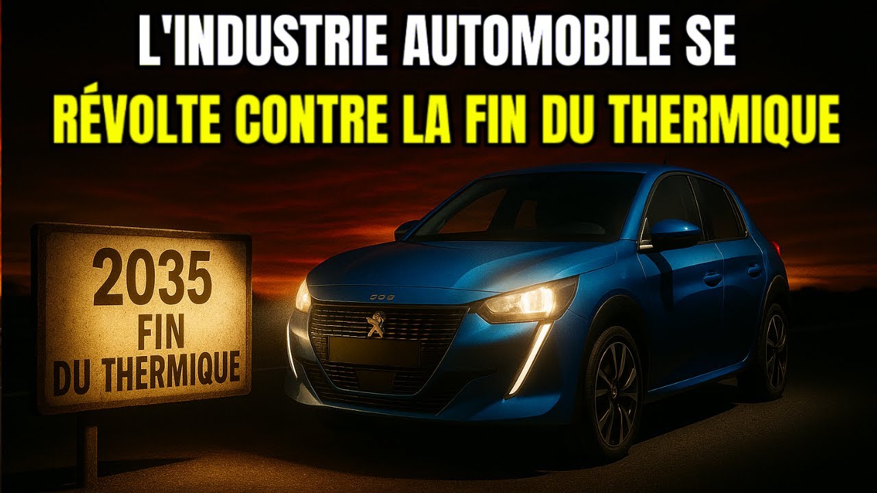 Automobile : La Fin du Moteur Thermique en 2035 Déchaîne la Colère du Secteur 🚗