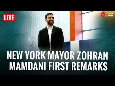 US LIVE | New York City First Indin Muslim Mayor Zohran Mamdani Delivers First Remarks