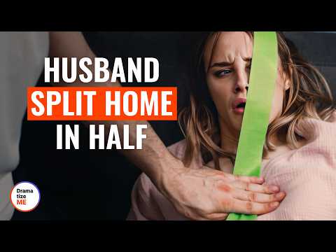 Husband Split Home In Half With Tape | @DramatizeMe