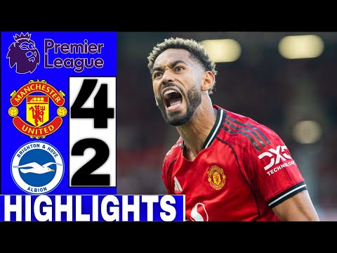 Manchester United vs Brighton 4-2 Highlights & All Goals | Premier League 2026