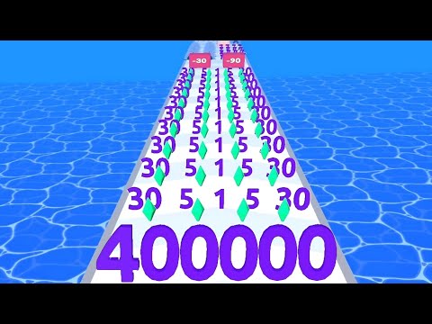 NUMBER MASTER: Merge Master Number Run - Gameplay Walkthrough Android iOS (Math Games) Part 2