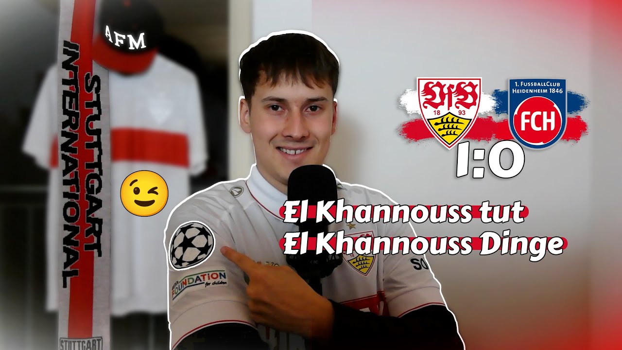 El Khannouss Scores as VfB Stuttgart Secures 1-0 Win Over Heidenheim! ⚽🔥