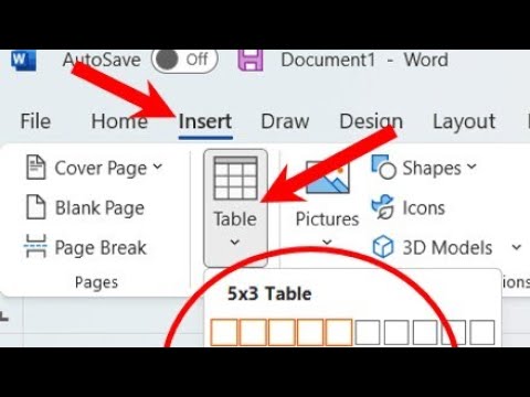 Create & Manage Tables in MS Word 📋