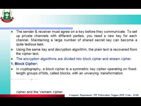 NIS 3.3 Steganography & Symmentric Cryptography