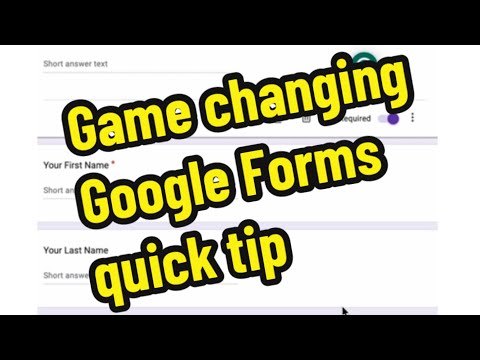 Google form tip for collecting only valid email addresses