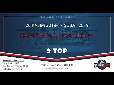 Match #010: Arda Ildız vs Eren Hacısalihoğlu (9 Top Liga) 🏓