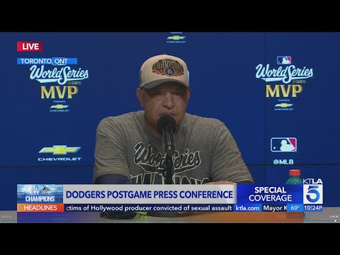 Dodgers win 2025 World Series: Manager Dave Roberts' post-game press conference