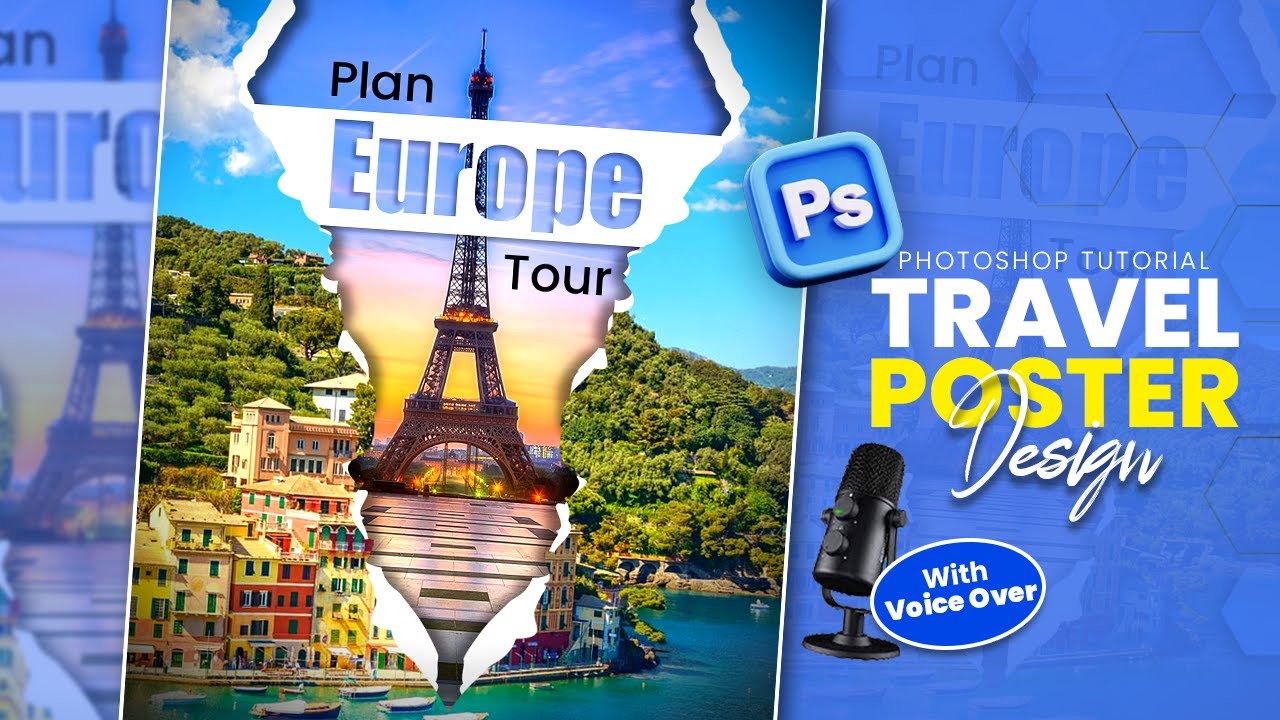 Create a Stunning Travel Poster in Photoshop 2025 โ๏ธ