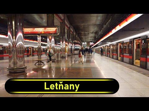 Metro Station Letňany - Prague 🇨🇿 - Walkthrough 🚶