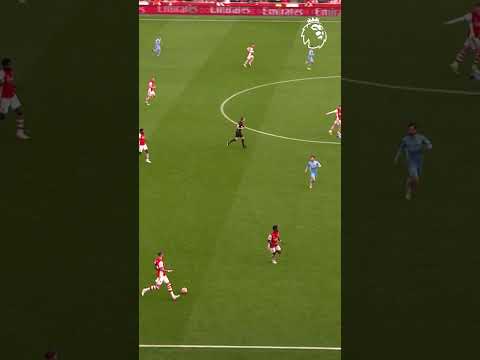 Arsenal defence to attack vs Man City #shorts
