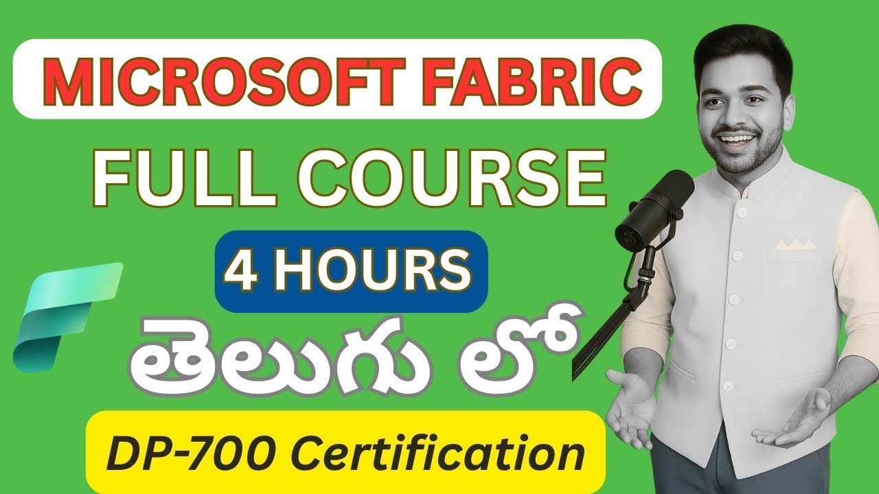 Microsoft Fabric Full Course in Telugu | Beginners to Expert