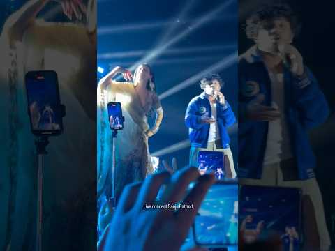 Isha Malviya x Sanju Rathod live concert #ishamalviya #sanjurathod #live #concert #music #shorts