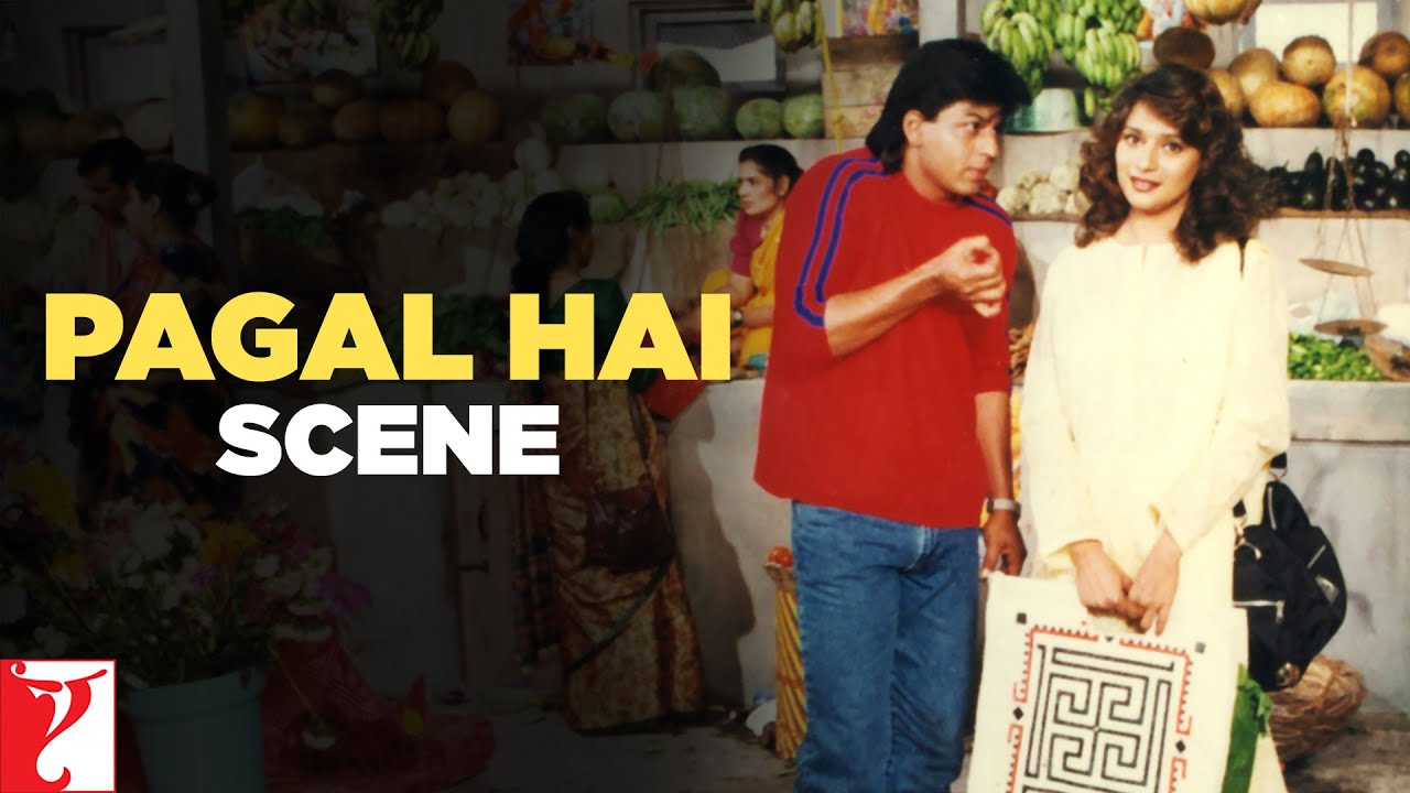 Dil To Pagal Hai Scene Featuring Shah Rukh Khan and Madhuri Dixit | Yash Chopra