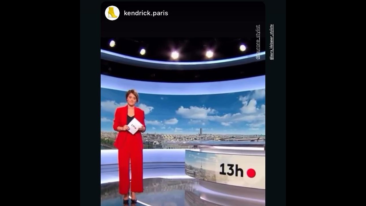 Mélanie Taravant ose une tenue colorée au JT de France 2 🎨