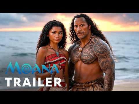 Moana: Live Action (2025) - First Trailer | Dwayne Johnson, Zendaya | Concept