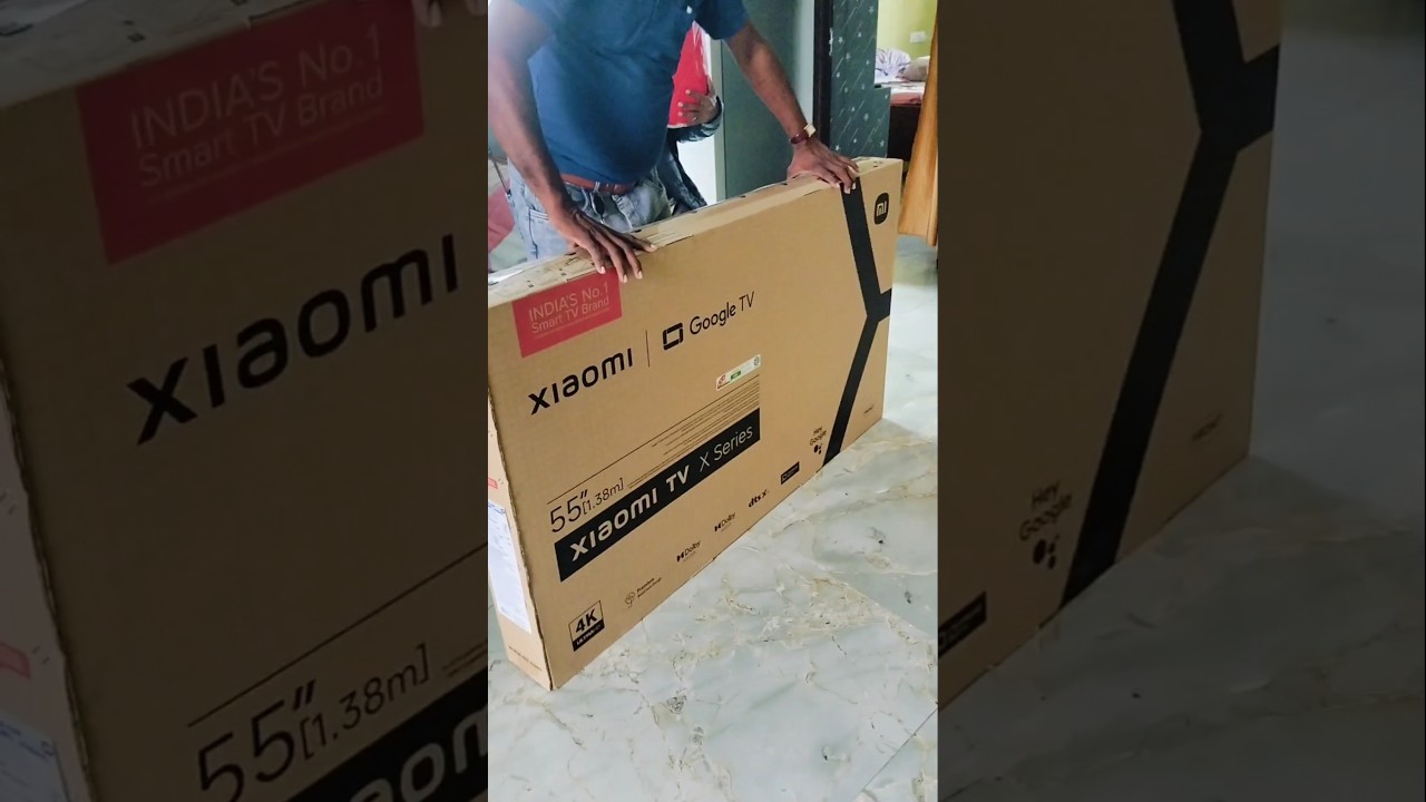 Unboxing Xiaomi 55-inch GTV 4K TV 📺