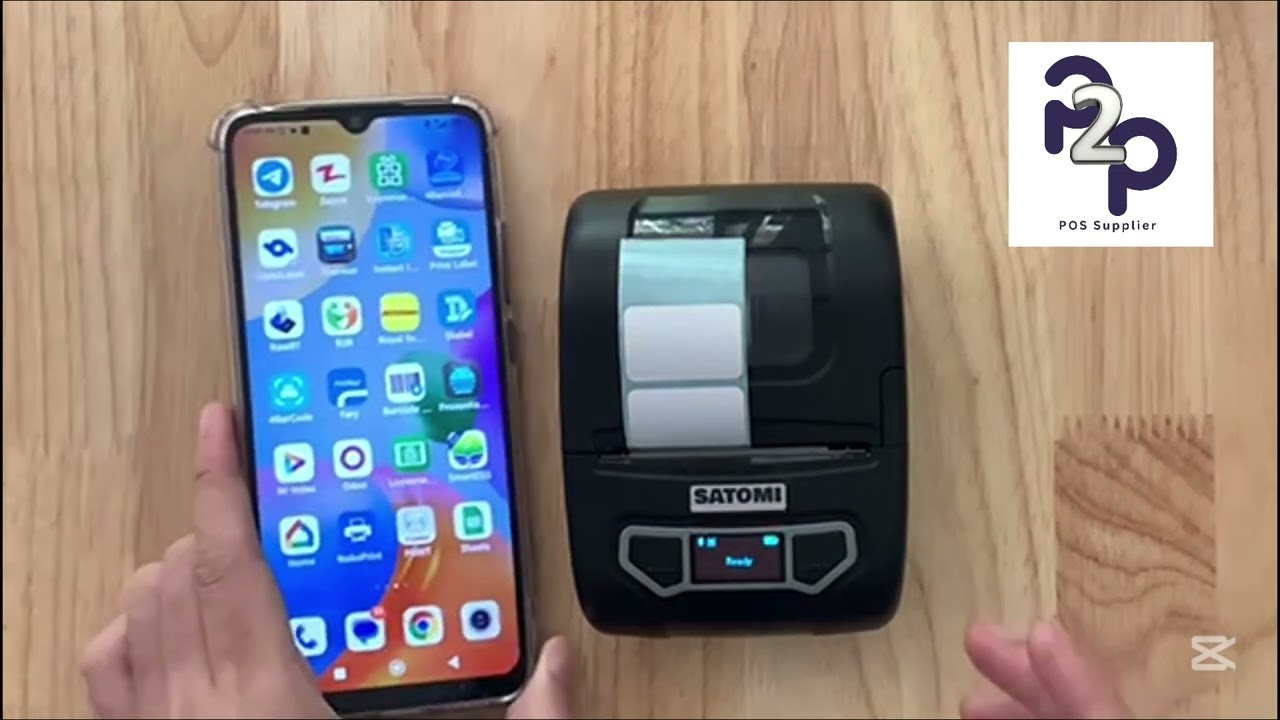 SATOMI XP-P201A Label Mode & Sticker Printing ๐ฑ