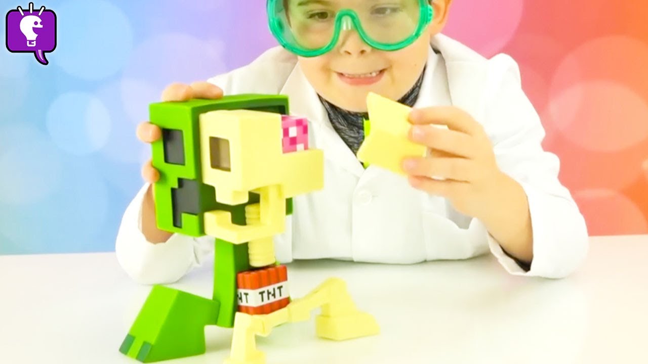 Discover What's Inside a Minecraft Creeper! 🔍 | HobbyFamilyTV