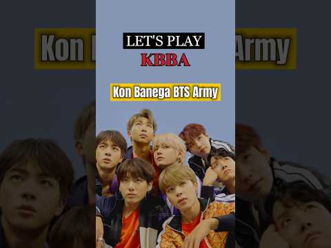 LET'S PLAY KBBA 🤔😱 #bts #kpop #jin #jimin #jk #jhope #rm #suga #v #shorts