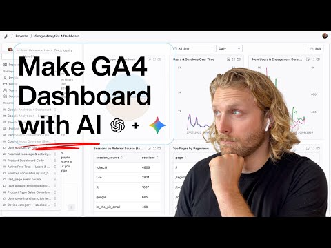 Creating a Google Analytics 4 Dashboard With AI in 5 Minutes