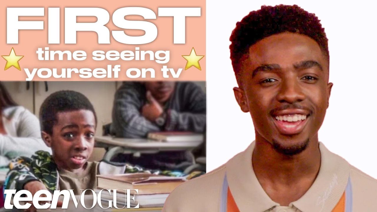 Stranger Things Star Caleb McLaughlin Opens Up About His Firsts! 🎬