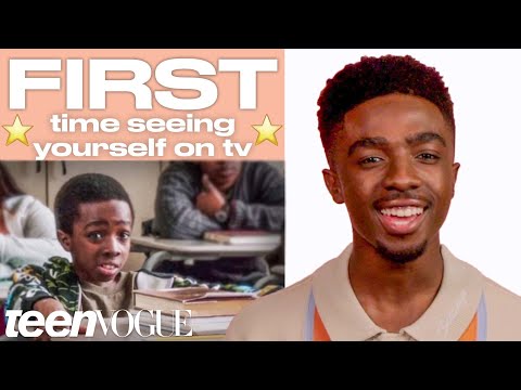 Stranger Things' Caleb McLaughlin Reveals His "First" Everything! | Teen Vogue