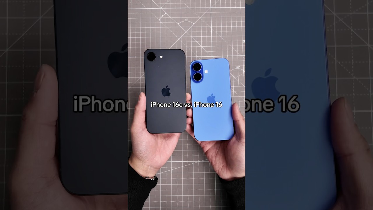 iPhone 16e vs. iPhone 16: Key Design Differences 👀