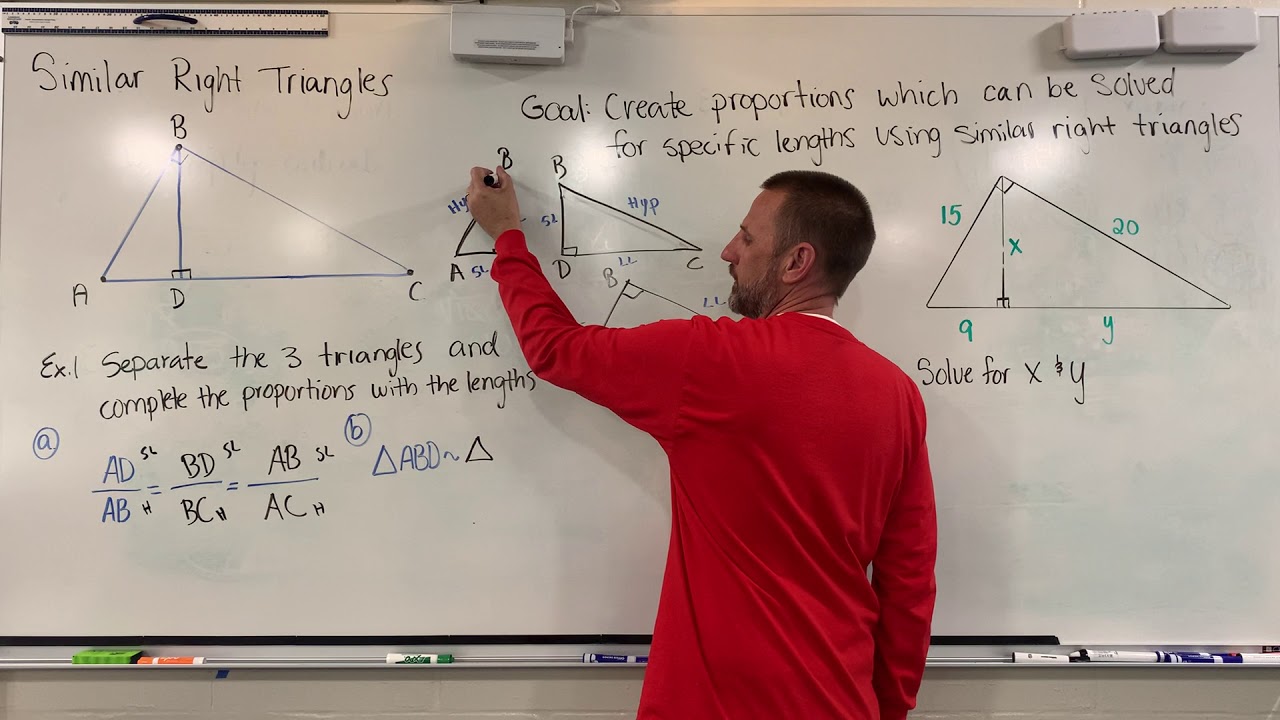 Similarity in Right Triangles: Part 1