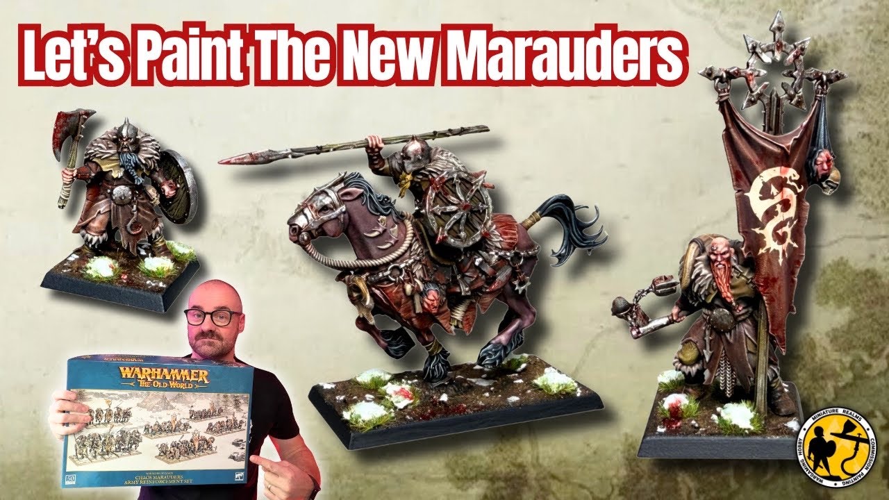 Warhammer: The Old World - Easy Chaos Marauders Painting Guide 🎨