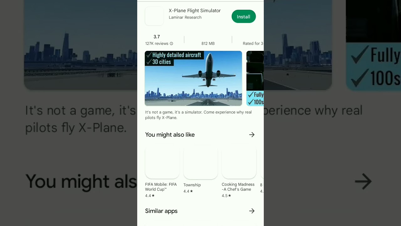 how to download x plane flight simulator in Play Store ll#short#viralvideo#flightsimulator