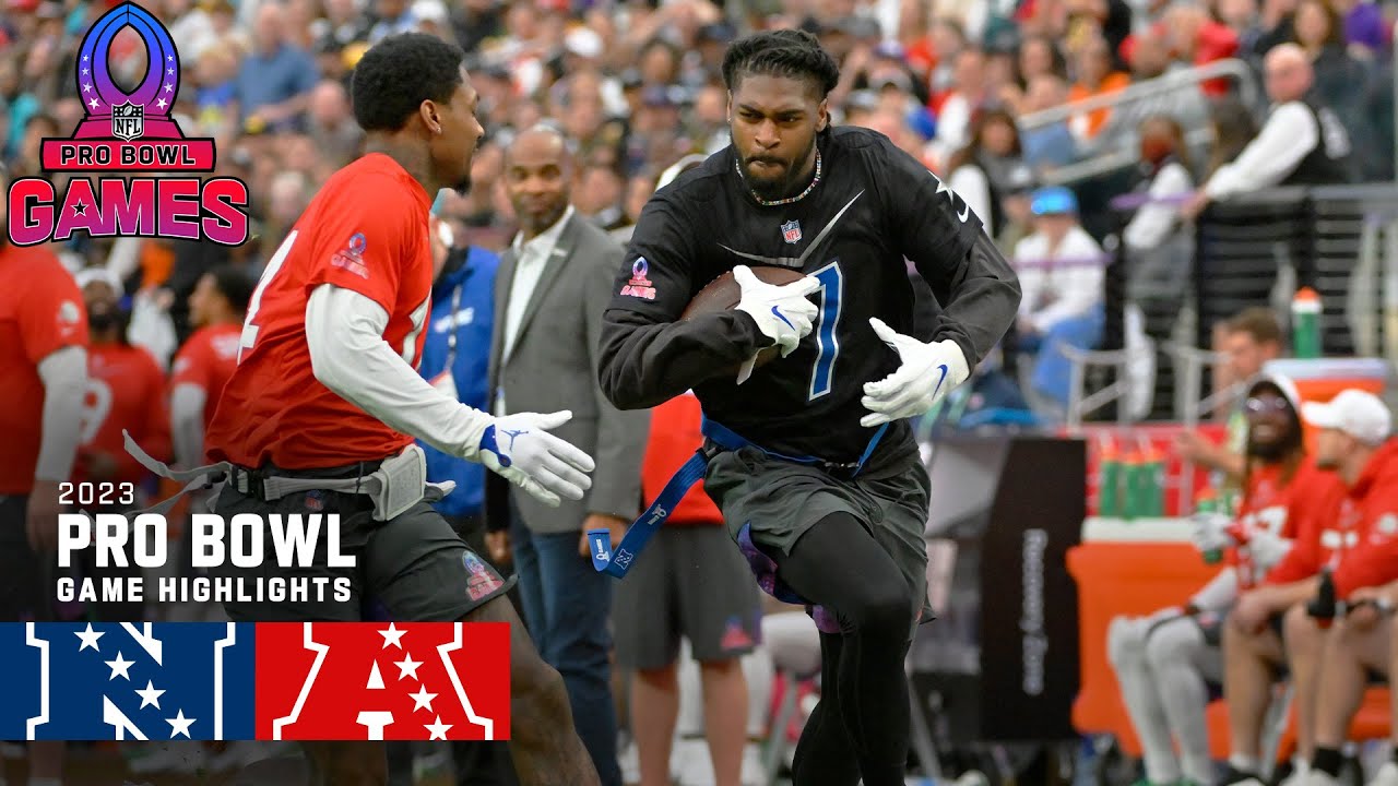 NFC vs. AFC Flag Football Highlights | 2023 Pro Bowl 🏈