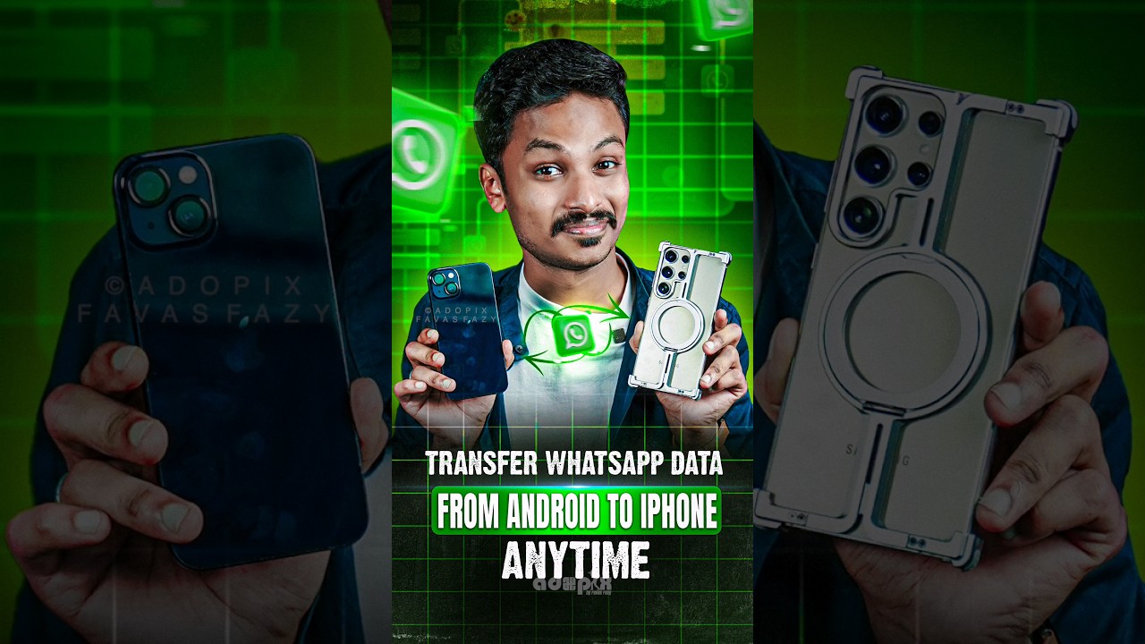 Transfer WhatsApp Data from Android to iPhone Anytime 📱