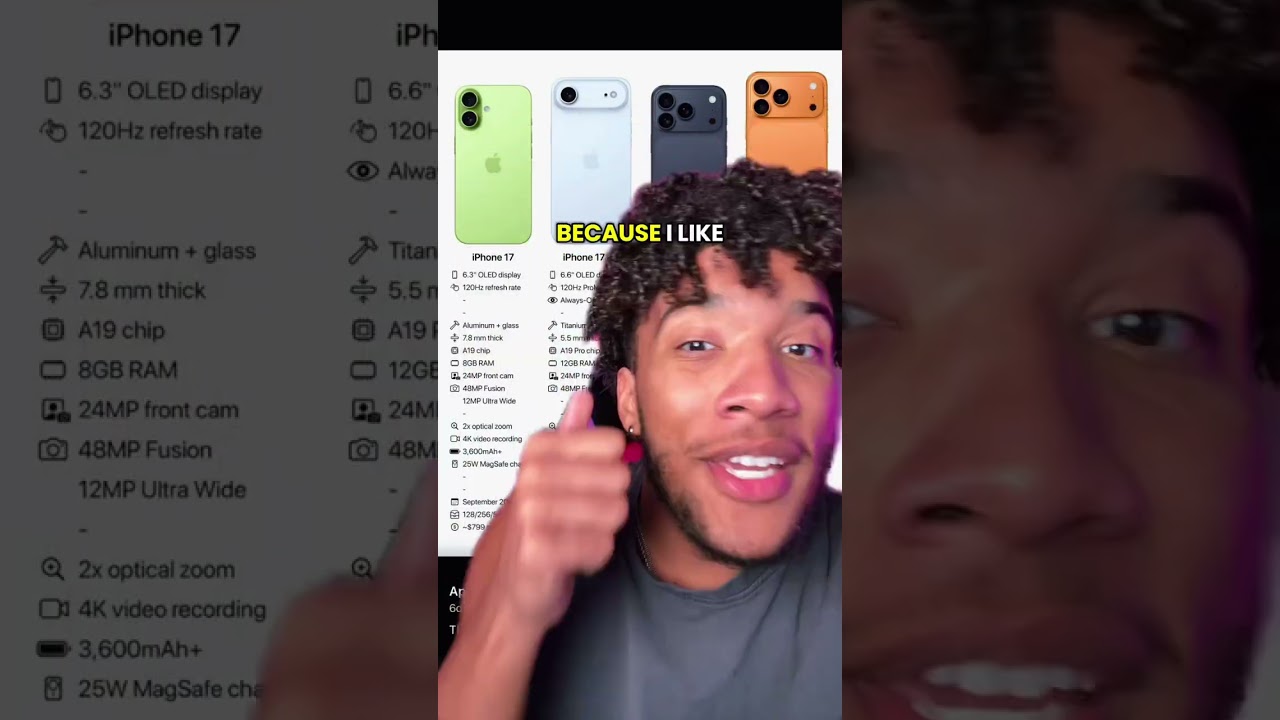 What IPhone 17 I’m Buying.. #carterpcs #tech #techtok #iphone17 #apple