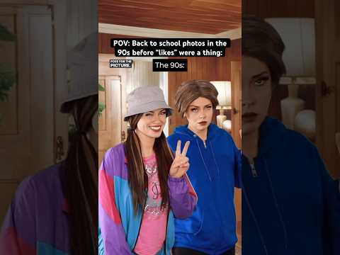 POV: Back to school photos in the #90s before “likes” were a thing. #90skids #nostalgia #millennials