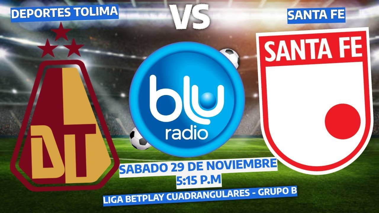 Tolima vs Santa Fe en vivo - Liga Betplay Cuadrangulares ⚽