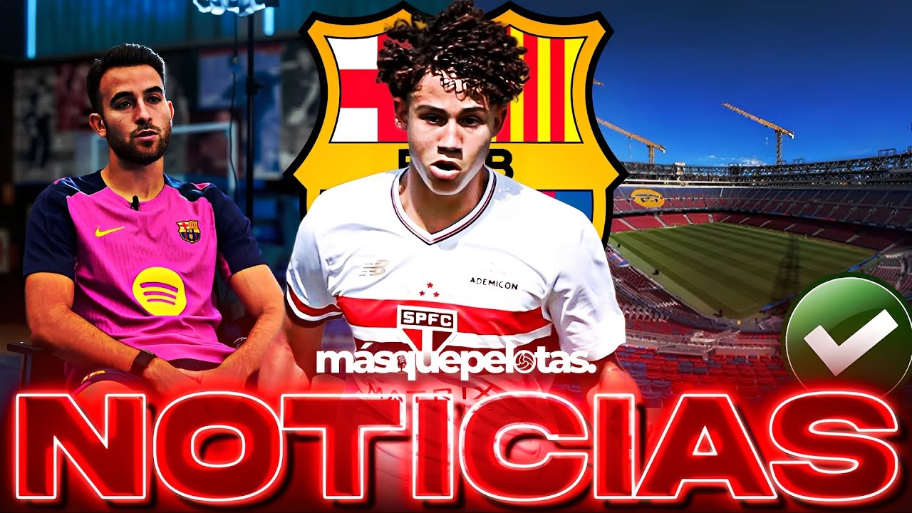 ¡Regreso al Camp Nou! Barça apunta a una joven estrella brasileña y firma a Eric García hasta 2030 ⚽