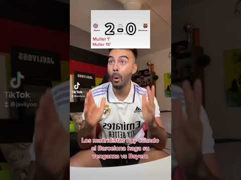 Los madridistas cuando el Barcelona haga su Venganza vs Bayern 😭