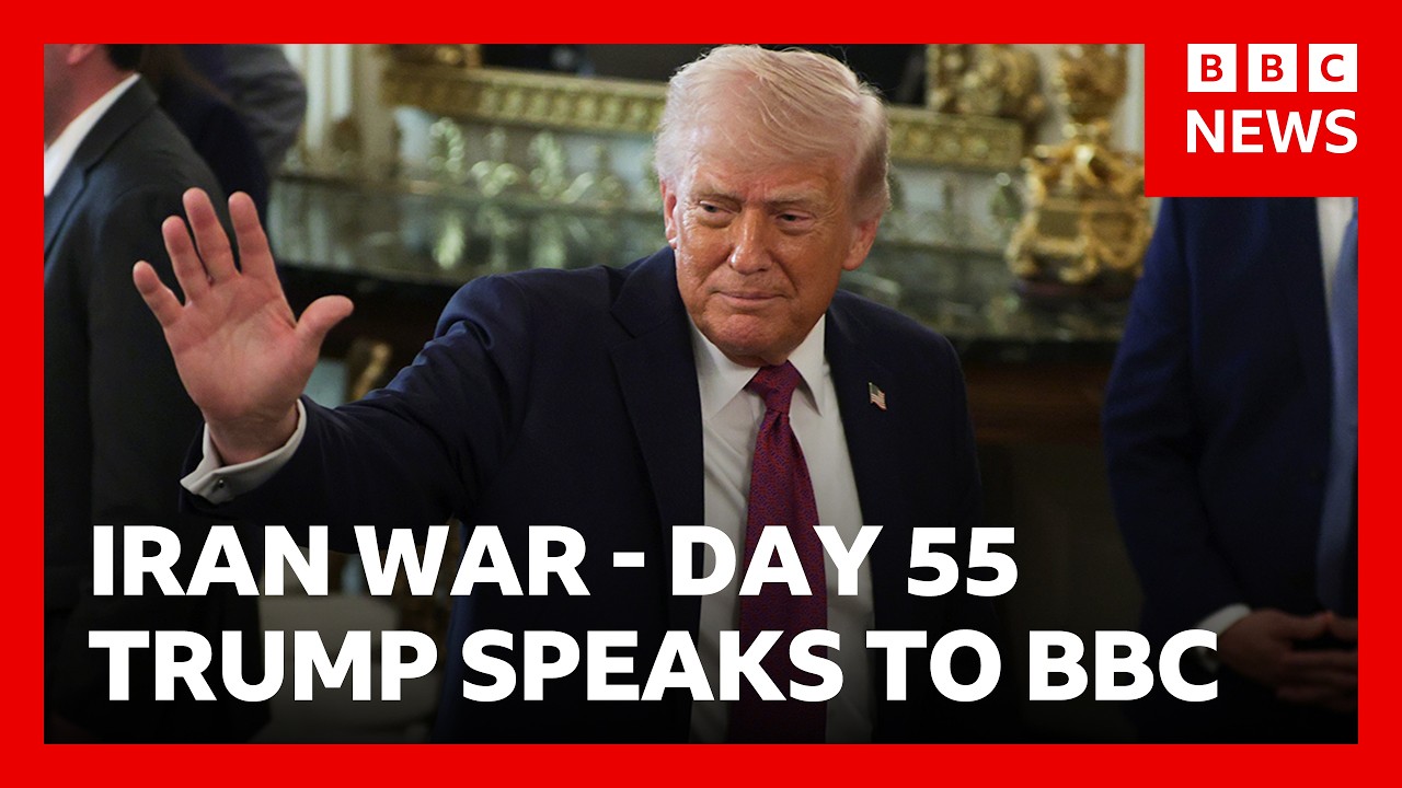 President Trump says Iran strategy "working very well" | BBC News