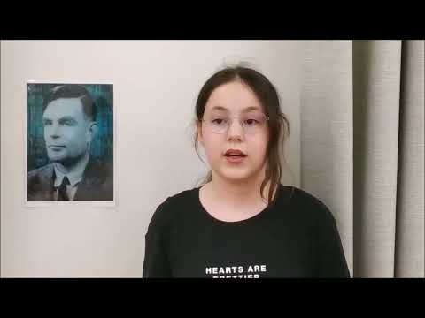 Alan Turing by Lydia Psarrou