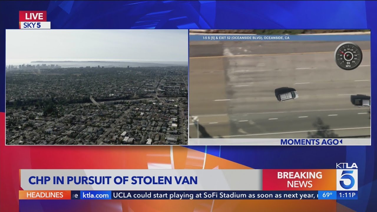 High-Speed Chase: Woman Steals Van in LA and Flee into Downtown San Diego 🚓