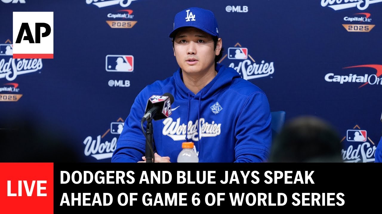 Live: Dodgers & Blue Jays Press Conference Before World Series Game 6 ⚾