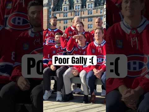 Poor Gally 🙁 #Habs #Sun #Photo