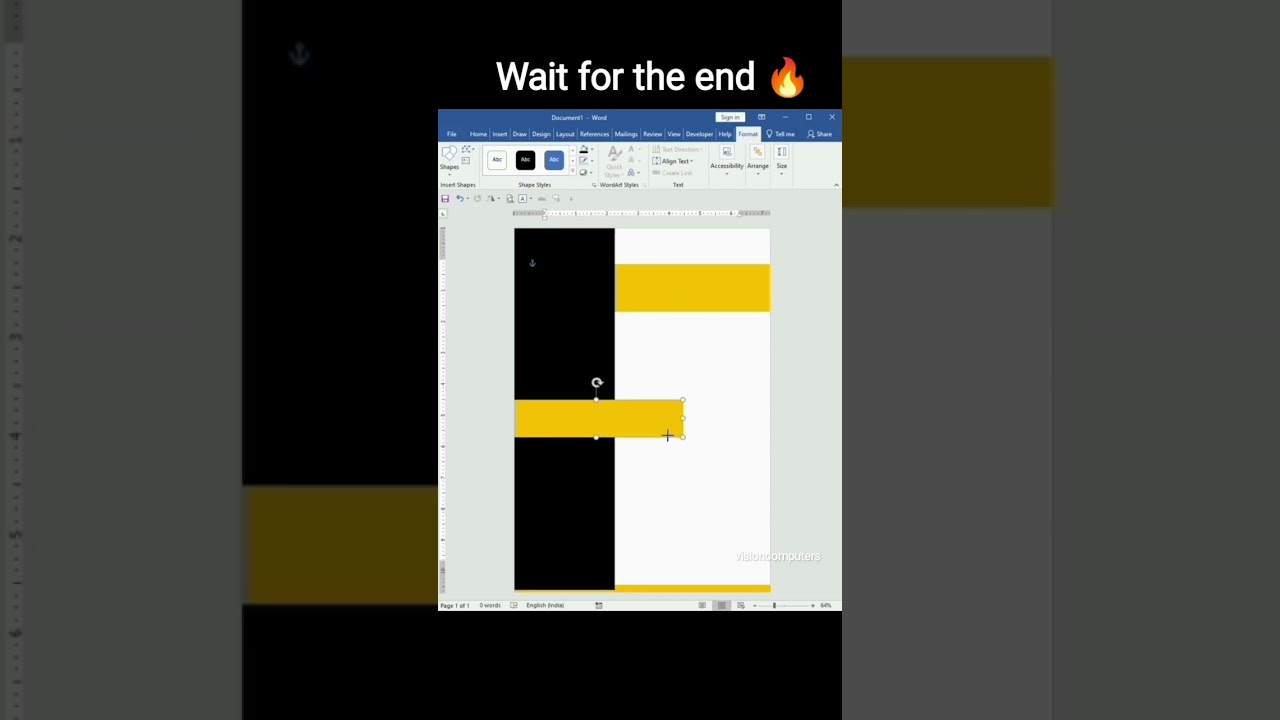 Professional Resume Design in MS Word ✨