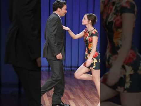 Emma Watson Teaches Jimmy Fallon Dance Moves