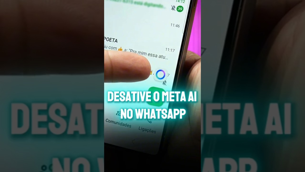 COMO DESATIVAR O META AI DO WHATSAPP #metaaiwhatsapp #whatsapp