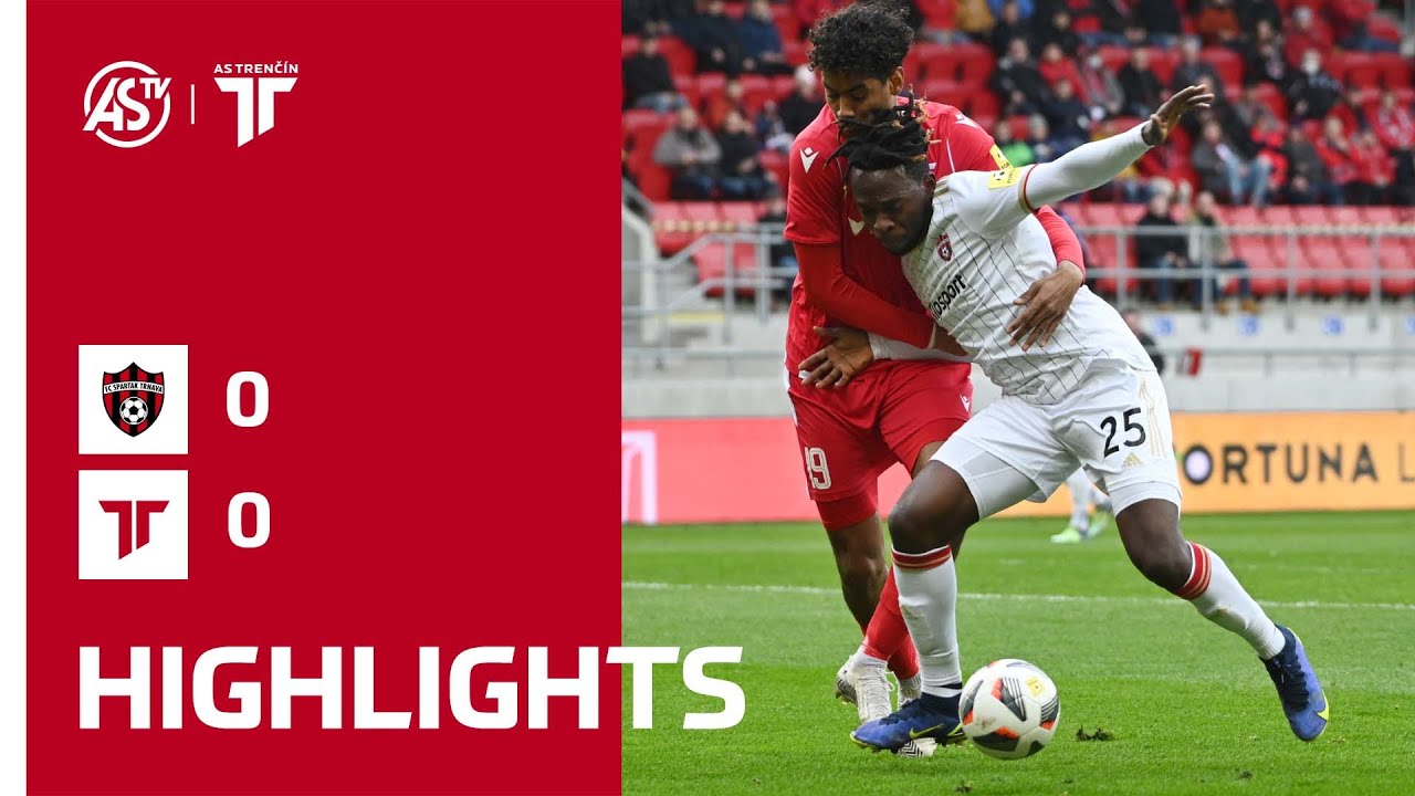 ⚽ AS Trenčín vs FC Spartak Trnava 0:0 | Match Highlights | Official YouTube Channel